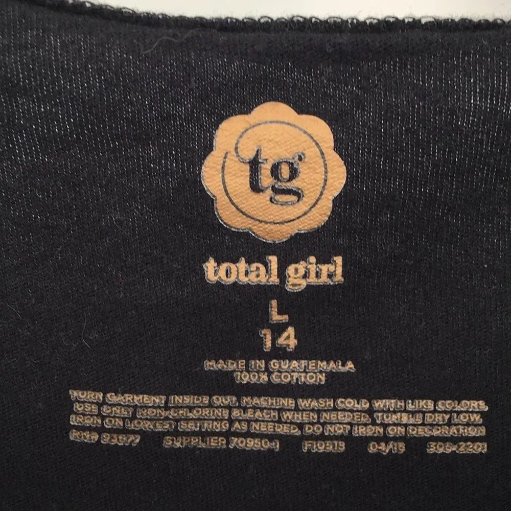 total girl comfortable black